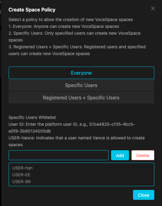 Whitelist
